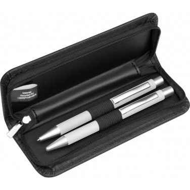 Logo trade promotional products image of: Writing set soft touch Uppsala