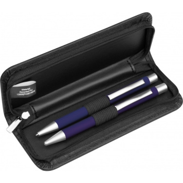 Logo trade promotional products picture of: Writing set soft touch Uppsala