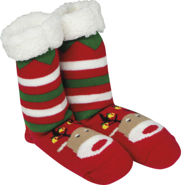 Logo trade promotional giveaways image of: Christmas socks Lund