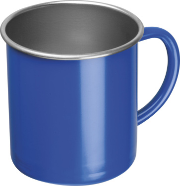 Logo trade promotional giveaway photo of: Steel cup Trezzo