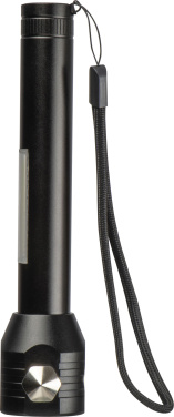 Logo trade promotional merchandise image of: Rechargeable flashlight Trent