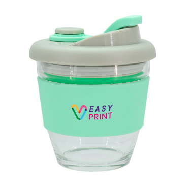 Logo trade promotional item photo of: Glass coffee cup 227 ml