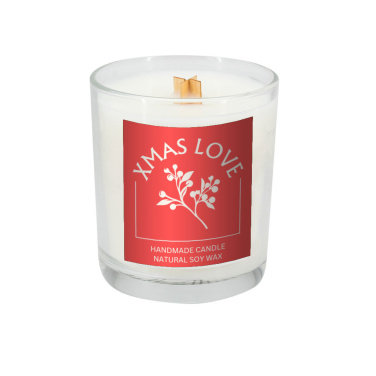 Logotrade promotional products photo of: Soy candle 190g Christmas love