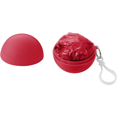 Logo trade advertising product photo of: Xina rain poncho in storage ball with keychain
