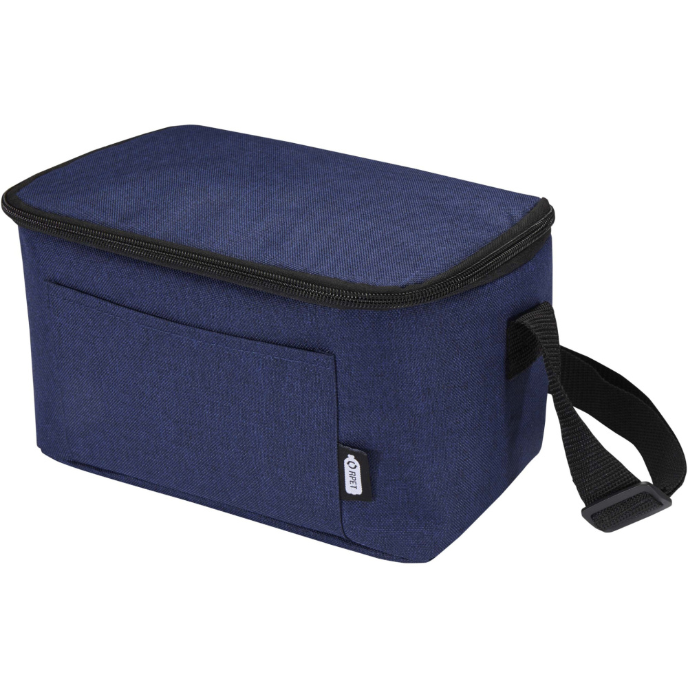 Logo trade advertising products picture of: Tundra 6-can GRS RPET cooler bag 5L