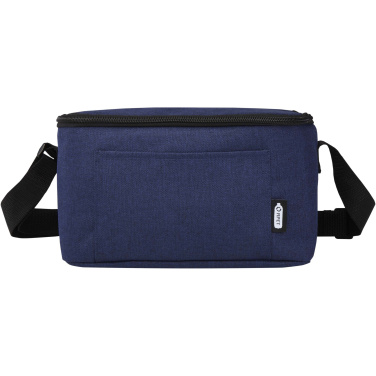 Logo trade promotional merchandise image of: Tundra 6-can GRS RPET cooler bag 5L