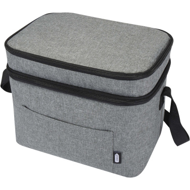 Logo trade promotional merchandise image of: Tundra GRS RPET double compartments cooler bag 13L