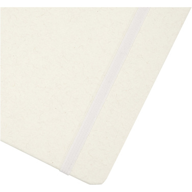 Logo trade advertising product photo of: Bass A5 recycled hard cover notebook with lined pages
