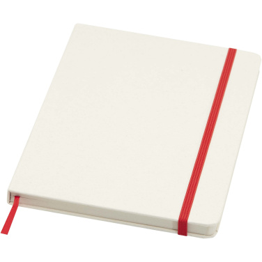 Logotrade promotional product image of: Bass A5 recycled hard cover notebook with lined pages