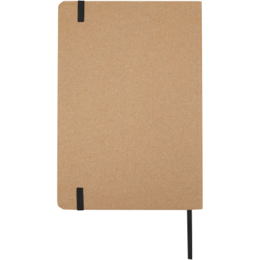 Logo trade promotional giveaways image of: Holm A5 stone paper hard cover notebook with lined pages