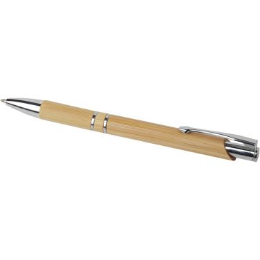 Logotrade promotional giveaway image of: Wicker bamboo ballpoint pen
