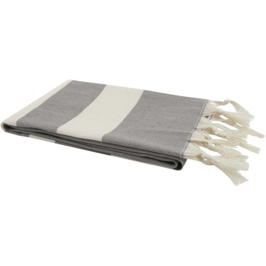 Logo trade promotional gifts image of: Anders hammam towel 147 x 75.5 cm