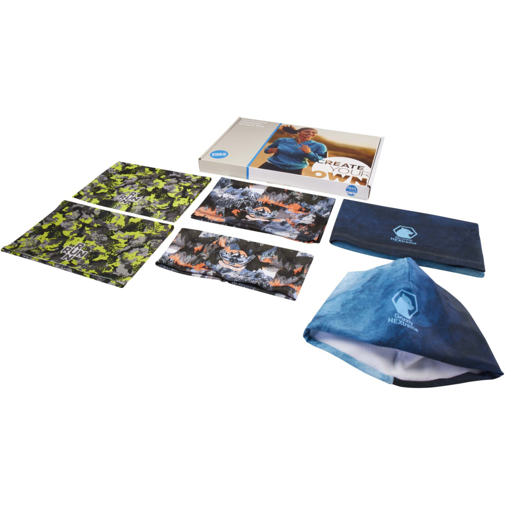 Logotrade promotional products photo of: Sublimation headwear sample box