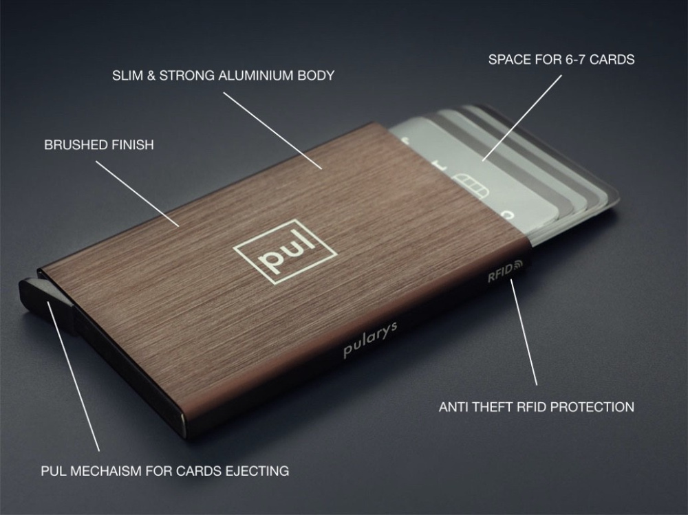 Logo trade promotional giveaway photo of: RFID credit card holder 94415500