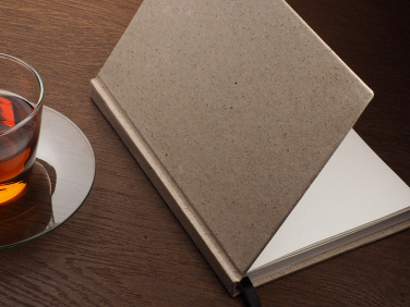 Logo trade corporate gifts image of: Recycled Tea Notebook 209734000