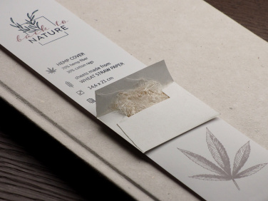 Logotrade corporate gifts photo of: Recycled Hemp Notebook 209734300