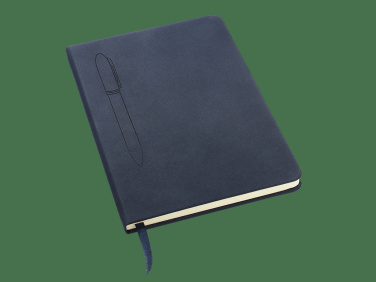Logotrade promotional giveaway picture of: Magnetic notebook with a pen 124715100