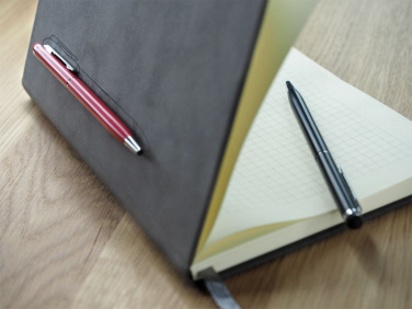 Logo trade advertising products image of: Magnetic notebook with a pen 124715100