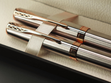 Logo trade promotional items image of: WINDSOR pen set 98003600