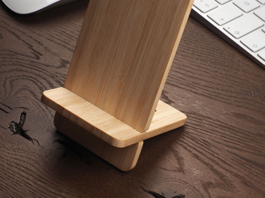 Logo trade promotional merchandise photo of: Wooden telephone stand 1834292