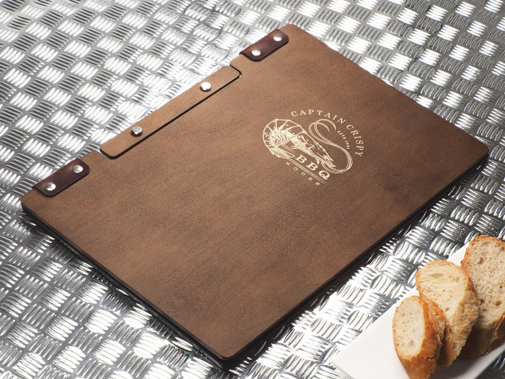 Logo trade corporate gift photo of: Menu cover 1955121