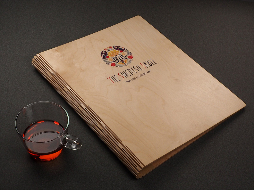Logo trade promotional giveaways picture of: Menu cover 1106121