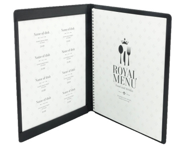 Logo trade promotional gifts picture of: Menu cover 1078119