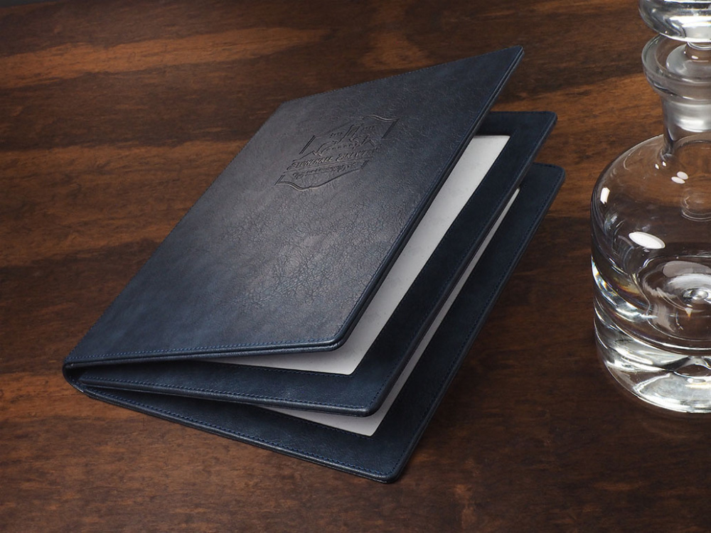 Logo trade promotional giveaway photo of: Menu cover 1065327
