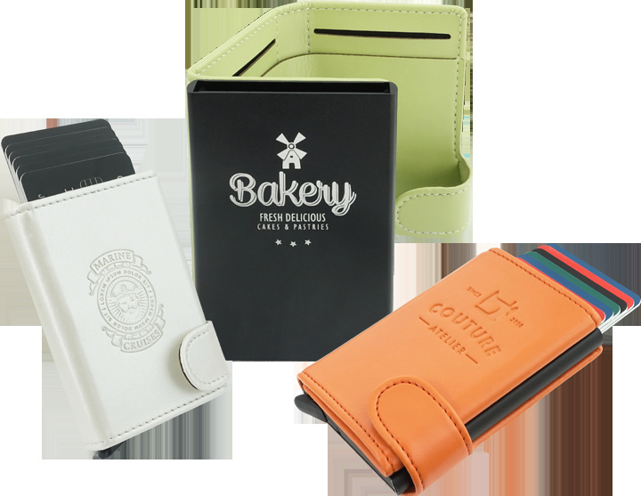 Logo trade promotional giveaways picture of: RFID wallet 618119
