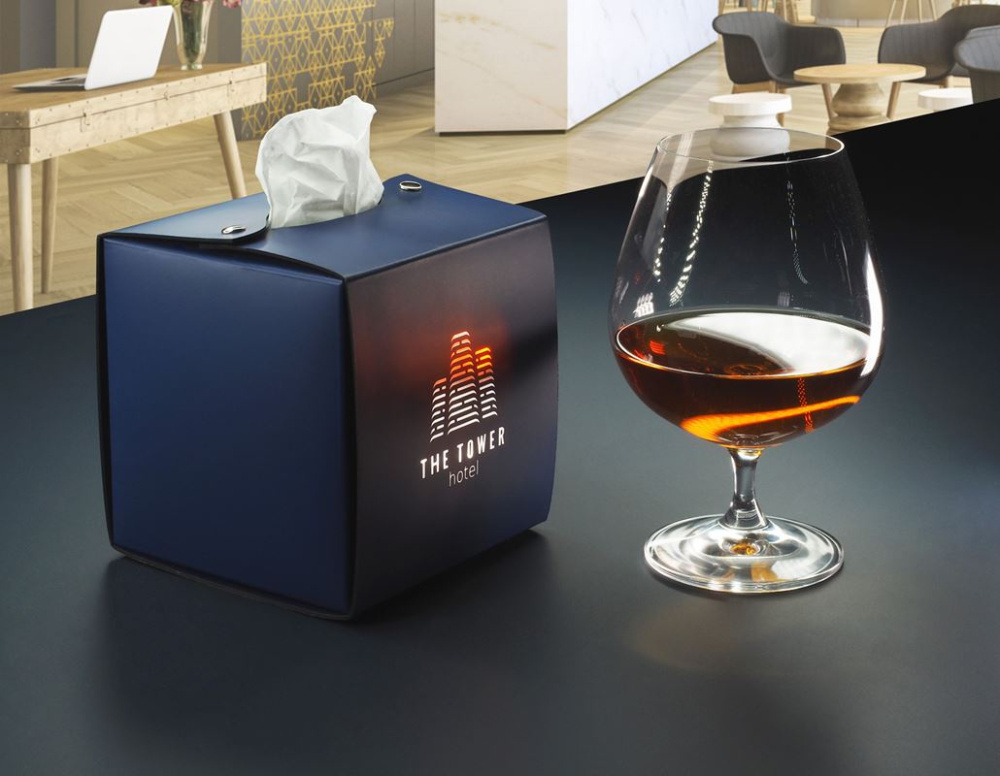 Logo trade promotional items image of: Tissue box 1199094
