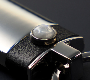 Logotrade promotional giveaways photo of: Moonstone Keyring 1295095