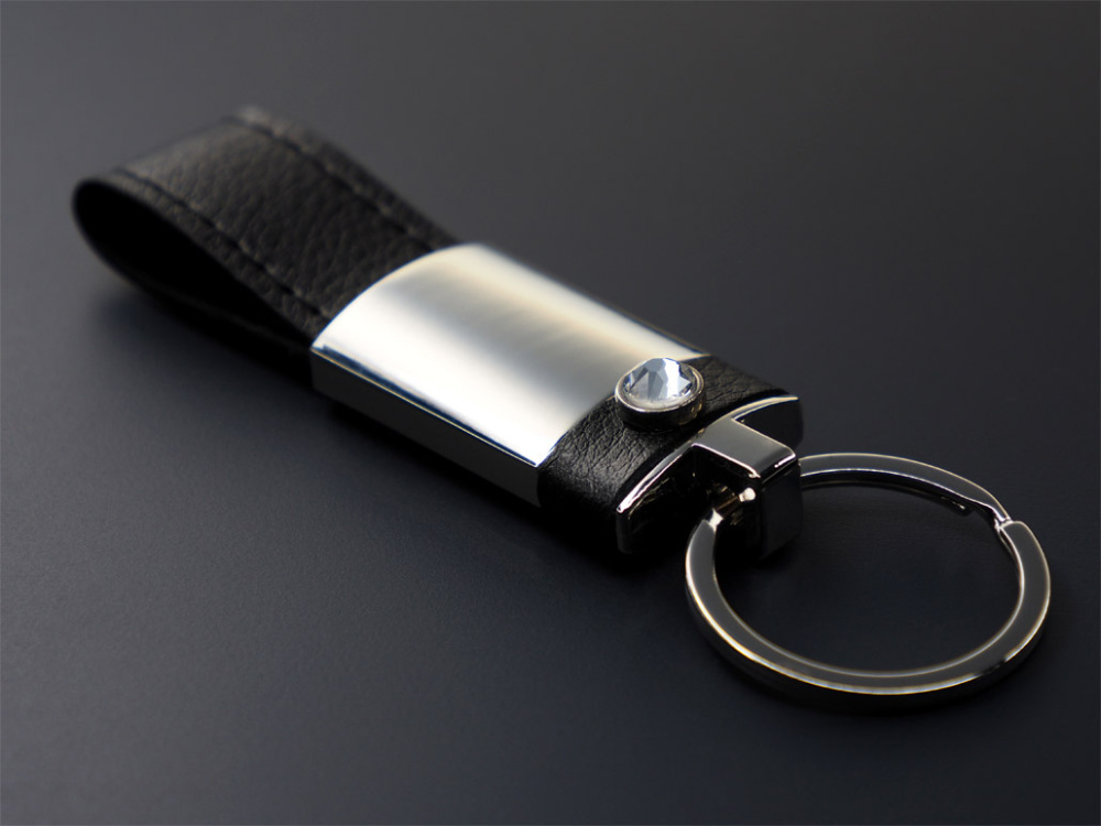 Logo trade advertising products picture of: Swarovski Crystal Keyring 908095