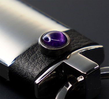 Logotrade promotional product picture of: Amethyst Keyring 1296095