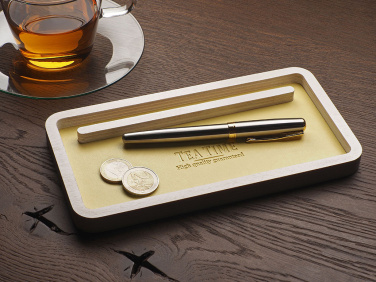 Logotrade promotional gift image of: Wooden organiser 1844121