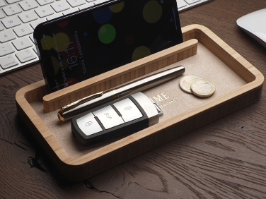 Logo trade advertising products picture of: Wooden desk organiser 1850292