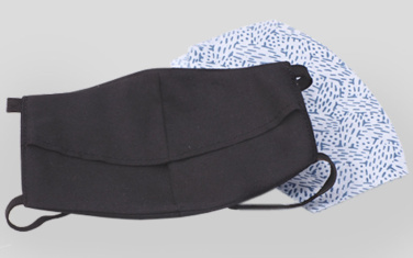 Logo trade corporate gifts image of: VENUS PRO cotton face mask with a pocket an HEPA filter 1378165