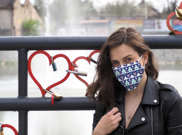 Logo trade promotional merchandise photo of: VENUS cotton face mask 1377165