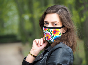 Logotrade promotional giveaway image of: MARS PRO cotton mask (size M) with pocket and HEPA filter 1380165