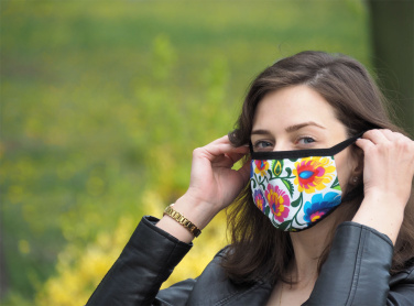 Logo trade promotional items picture of: MARS PRO cotton mask (size M) with pocket and HEPA filter 1380165