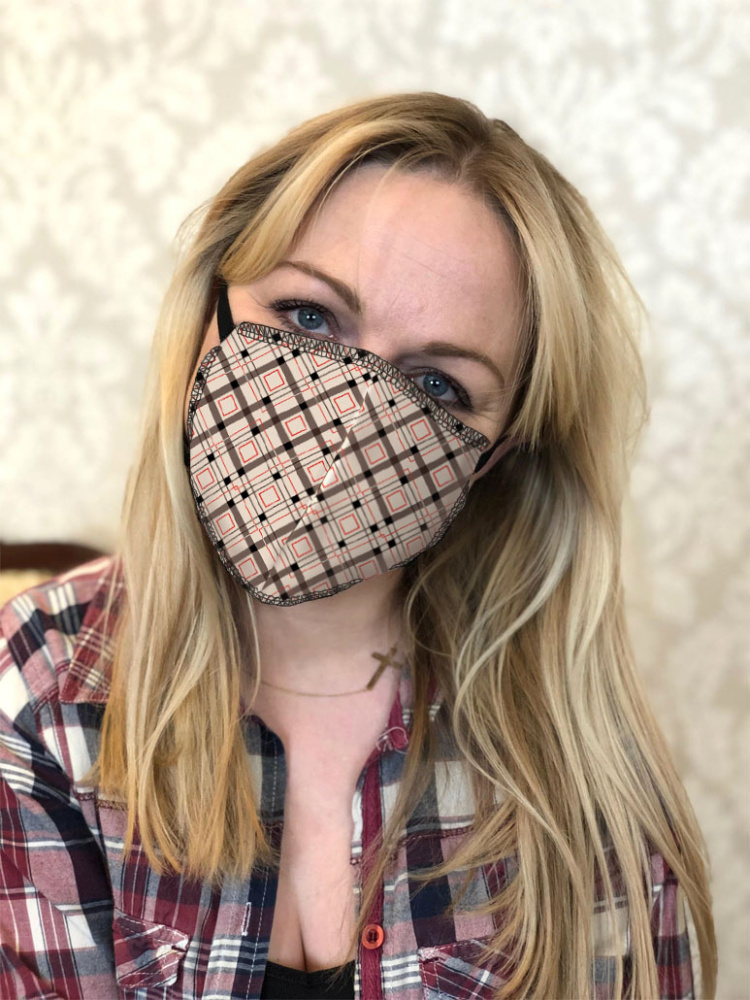 Logotrade promotional gift image of: ZEFIR cotton face mask 1400165