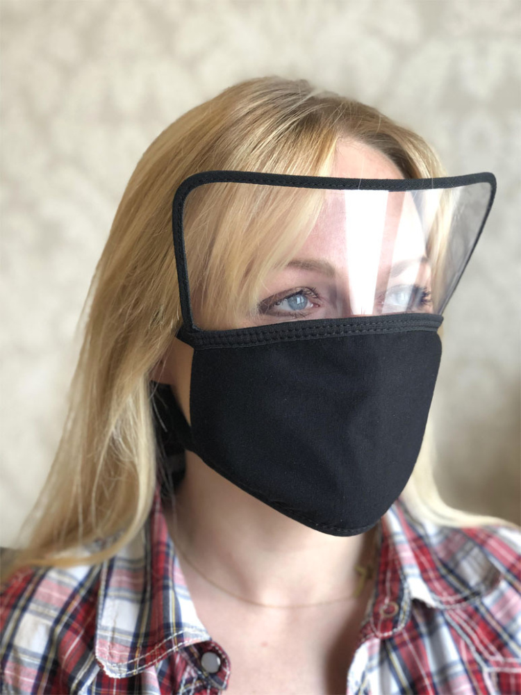 Logo trade corporate gifts picture of: BRASIL Protective Visor Mask 1381165
