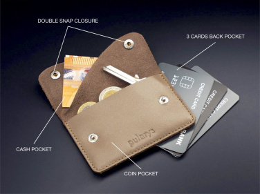 Logo trade business gifts image of: Wallet 537131