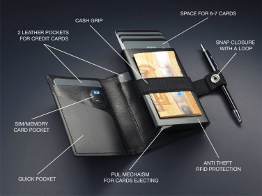 Logotrade promotional product image of: RFID wallet 1230131