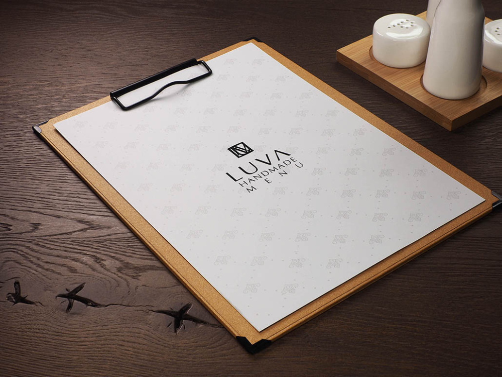 Logo trade promotional product photo of: Clipboard menu 1028280