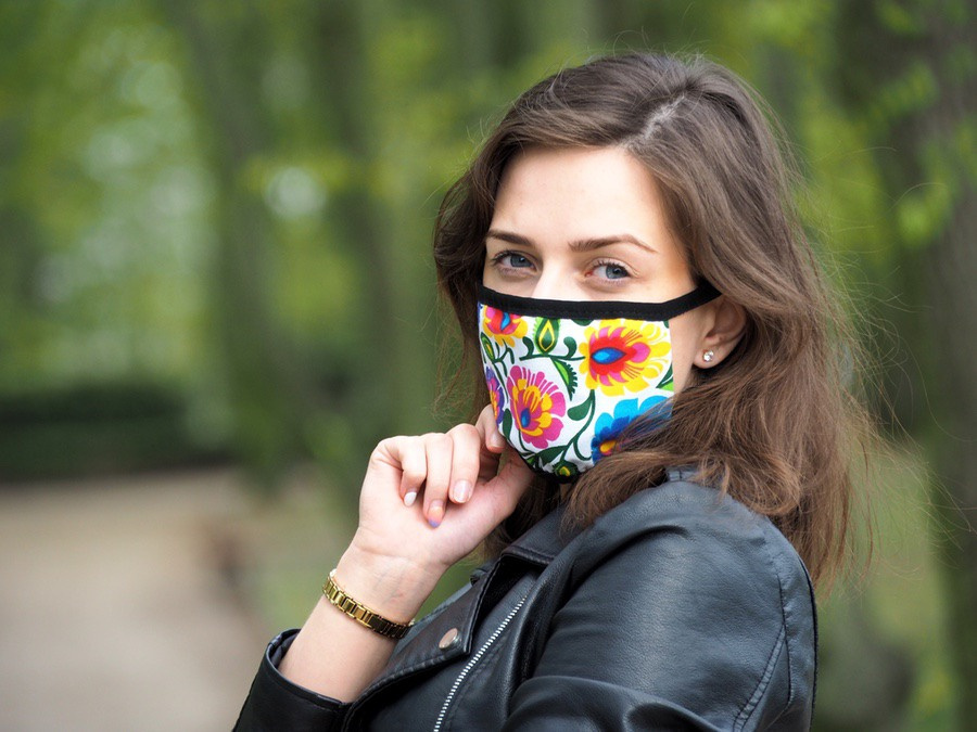 Logotrade promotional merchandise photo of: MARS cotton mask (size L) 1569165