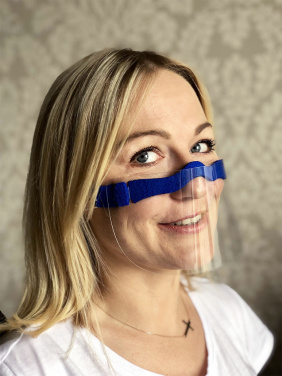 Logotrade promotional gift picture of: HESTIA clear face shield-mask for mouth and nose 1452162