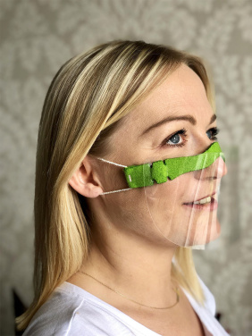 Logo trade advertising product photo of: HESTIA clear face shield-mask for mouth and nose 1452162