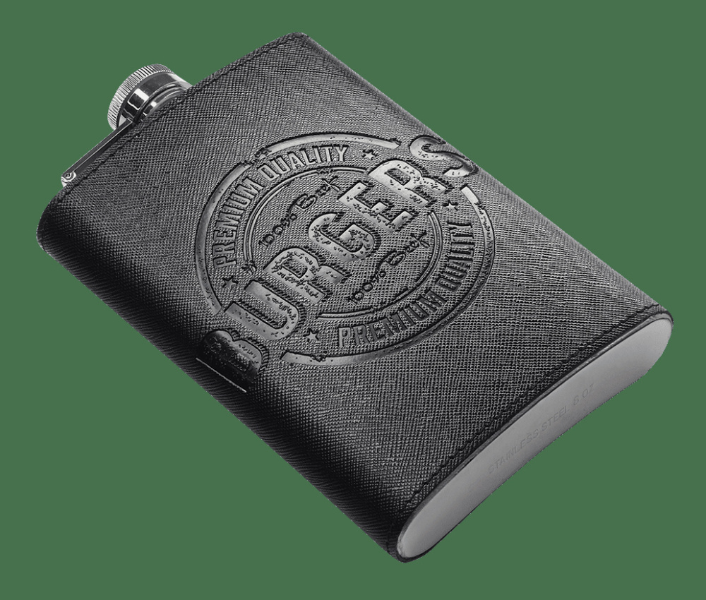 Logo trade business gifts image of: Hip flask 425113