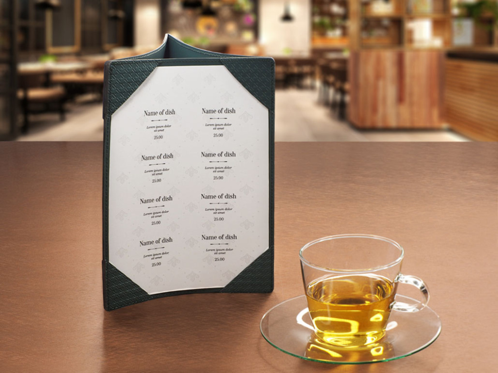 Logo trade promotional merchandise image of: Promo menu 1436239