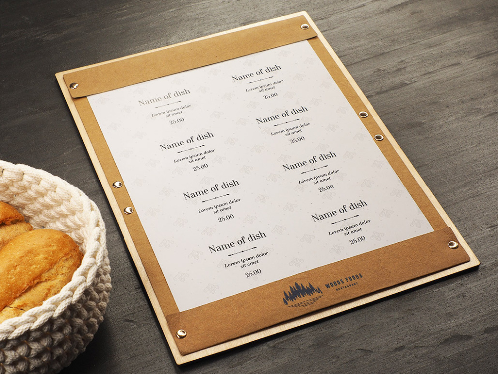 Logotrade promotional item image of: Menu pad 1668121